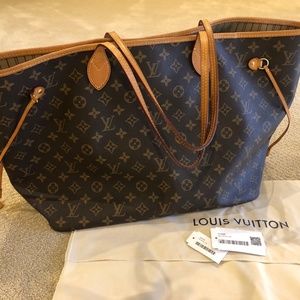 NEVERFULL GM + WRISTLET -  LV MONOGRAM